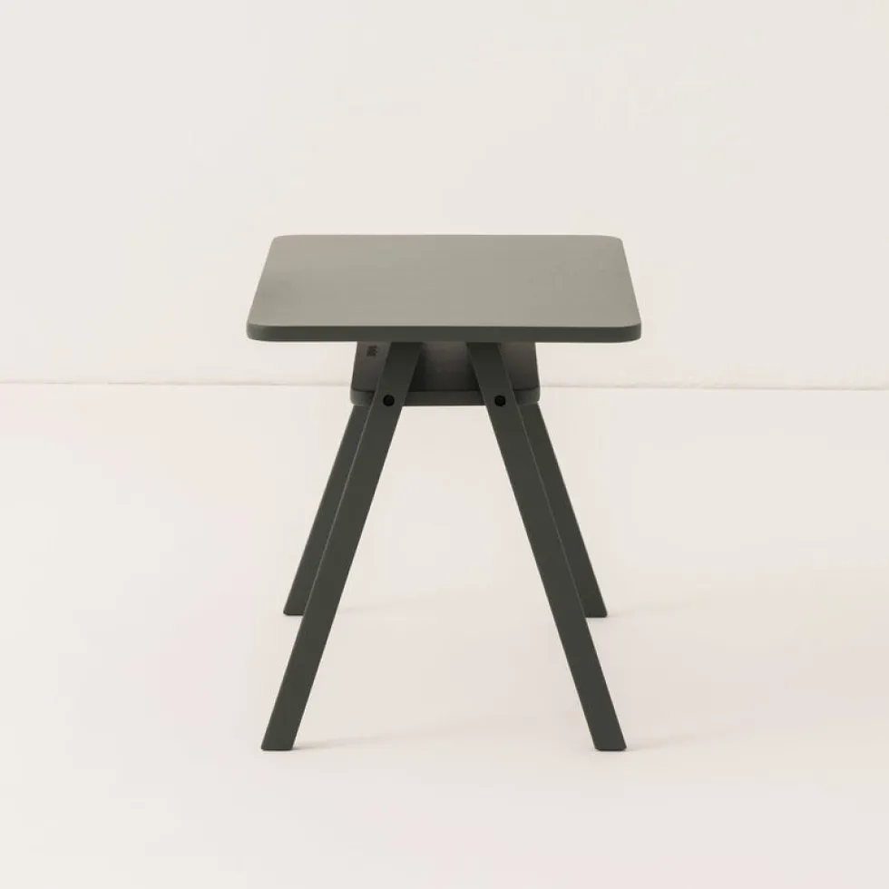 Bureau pour enfant en bois de hêtre coloré vert profond 40x70x50cm Growing Green - Nobodinoz