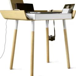Bureau 1 tiroir blanc My Writing Desk - Emko
