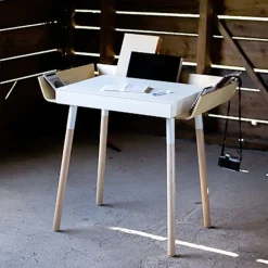 Bureau 1 tiroir blanc My Writing Desk - Emko