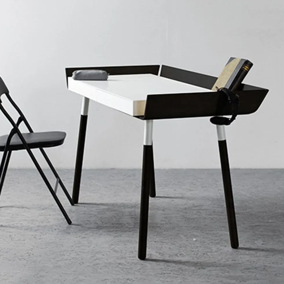 Bureau 2 tiroirs noir My Writing Desk - Emko