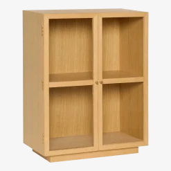 Cabinet en bois de chêne naturel 70x39x90cm Mae - Hübsch