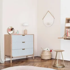 Cabinet en chêne naturel 120,5 x 45 x 130 cm Marius - Hartô