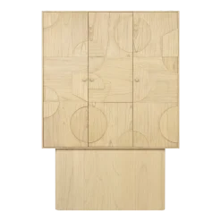 Cabinet rectangulaire en bois beige Zulgo - Versmissen