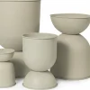 Cache-pot beige Hourglass M - Ferm Living