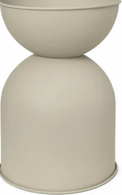Cache-pot beige Hourglass M - Ferm Living