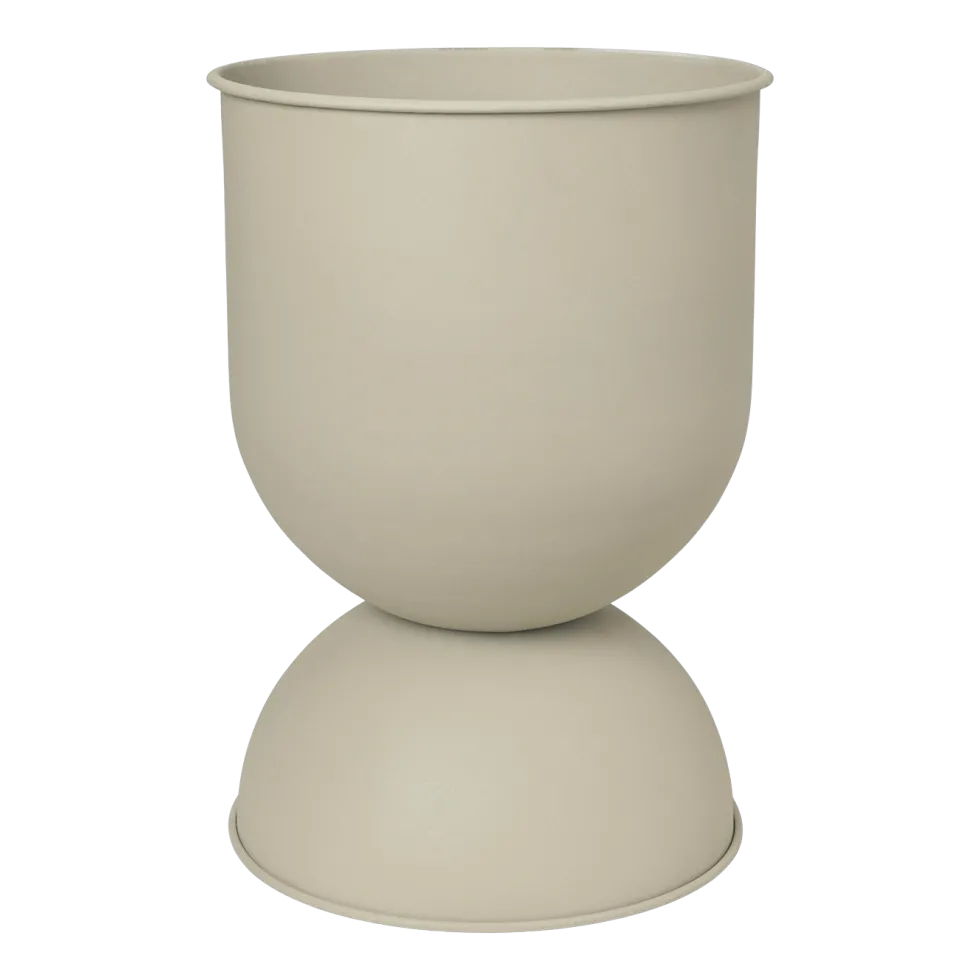 Cache-pot beige Hourglass M - Ferm Living