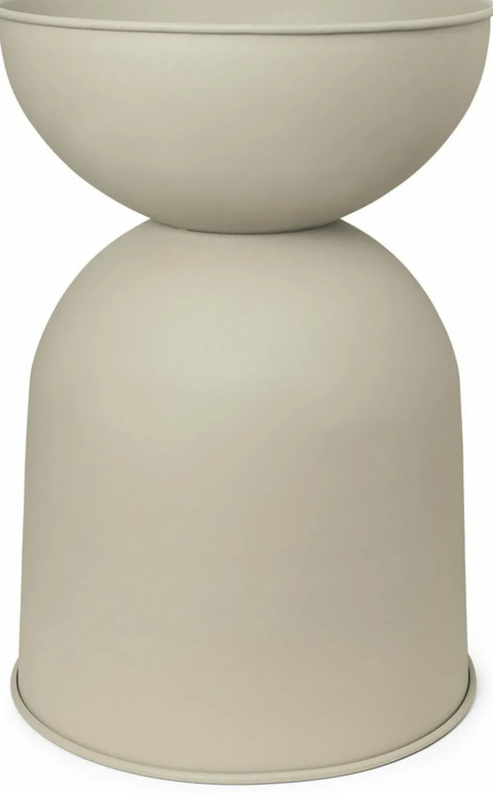 Cache-pot beige Hourglass S - Ferm Living
