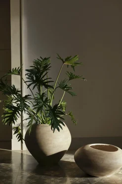 Cache-pot beige 30,3 x 64 cm Dodu - Ferm Living
