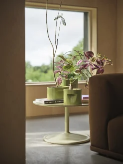 Cache-pot de fleurs vert 24cm Ridge - Muuto