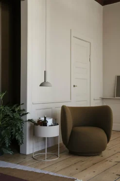 Cache-pot en acier blanc 40 x 50 cm Plant Box - Ferm living