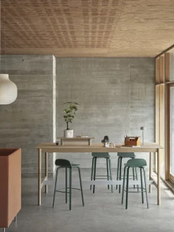 Cache-pot en argile beige 15cm Ridge - Muuto