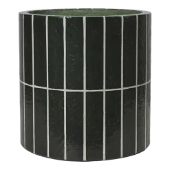 Cache-pot en béton vert foncé 40 x 51 cm Pillar - Ferm Living