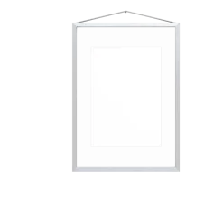 Cadre design à suspendre Frame Chrome A3 - Moebe