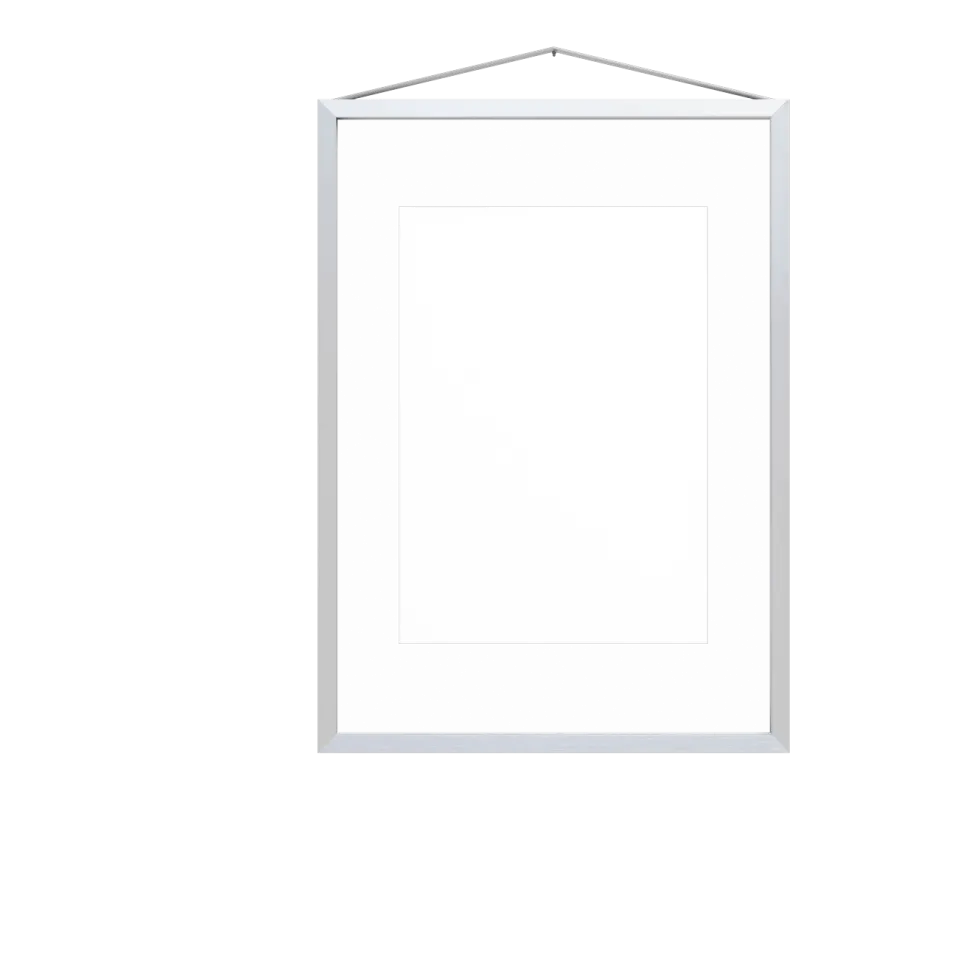 Cadre design à suspendre Frame Chrome A3 - Moebe