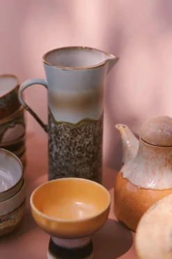 Cafetière en grès orange Dunes - HKLIVING
