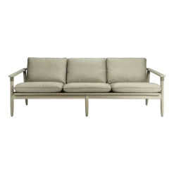 Canapé avec coussins en teck 209 x 73 cm David - Vincent Sheppard