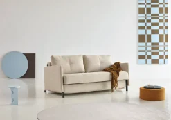 Canapé convertible avec accoudoirs blida sand grey 160-200cm Cubed 02 - Innovation Living