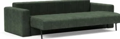 Canapé convertible avec accoudoirs en tissu avella pine green 143-200cm Akello - Innovation Living