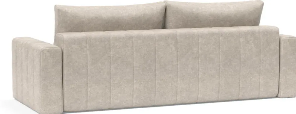 Canapé convertible avec accoudoirs en tissu avella sand 143-200cm Akello - Innovation Living