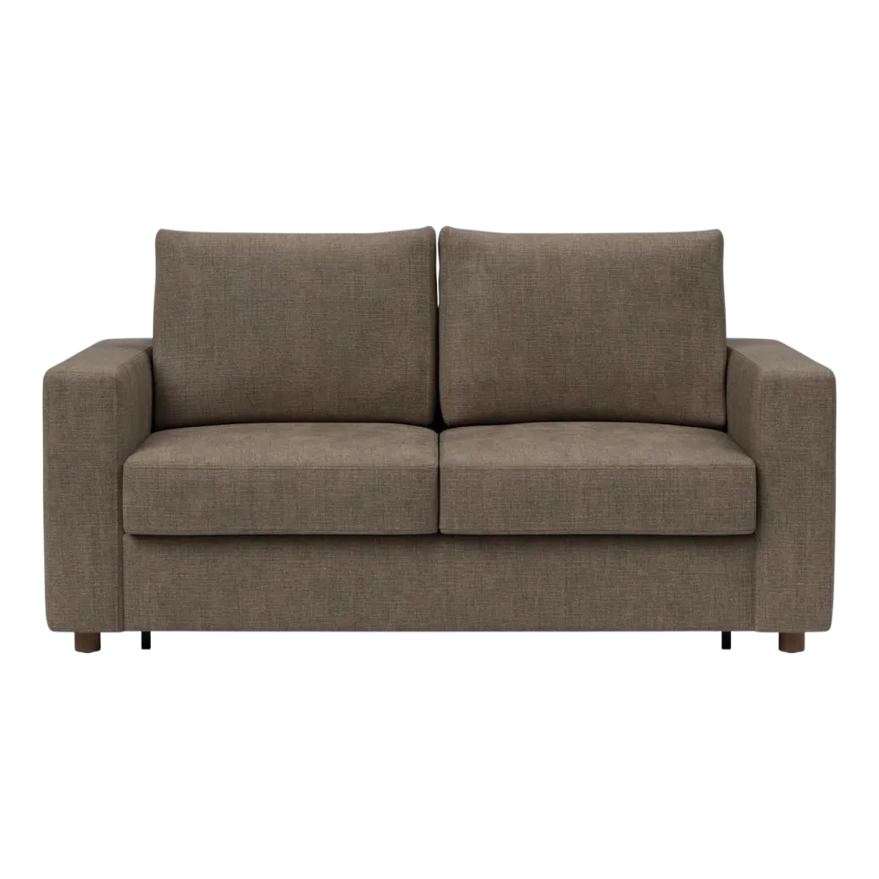 Canapé convertible avec accoudoirs esina cedar brown 140-195cm Neah - Innovation Living
