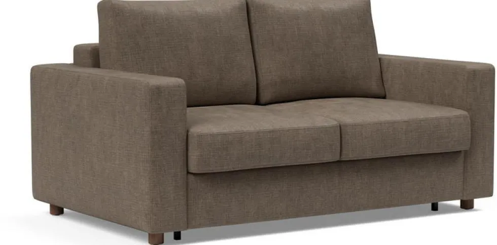 Canapé convertible avec accoudoirs esina cedar brown 140-195cm Neah - Innovation Living