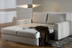 Canapé convertible avec accoudoirs taura off white 160-195cm Neah - Innovation Living