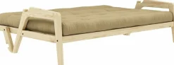 Canapé convertible beige blé Grab - Karup Design