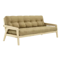 Canapé convertible beige blé Grab - Karup Design