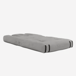 Canapé convertible en coton gris 90x122x66cm Hippo - Karup Design