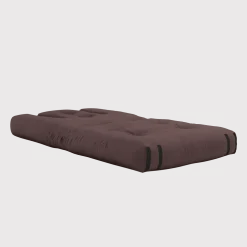 Canapé convertible en coton marron 90x122x66cm Hippo - Karup Design