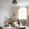 Canapé convertible en coton natural 90x122x66cm Hippo - Karup Design