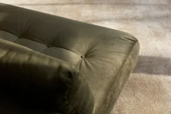 Canapé convertible en polyester recyclé gris, beige 200x108x79cm Nabli - Innovation living