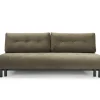 Canapé convertible en polyester recyclé kaki 200x108x79cm Nabli - Innovation living