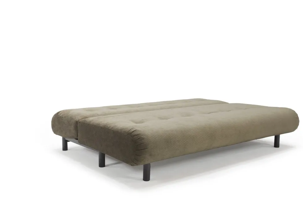 Canapé convertible en polyester recyclé kaki 200x108x79cm Nabli - Innovation living