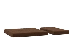 Canapé convertible en polyester recyclé marron 312x104x77cm Cozypad - Innovation living