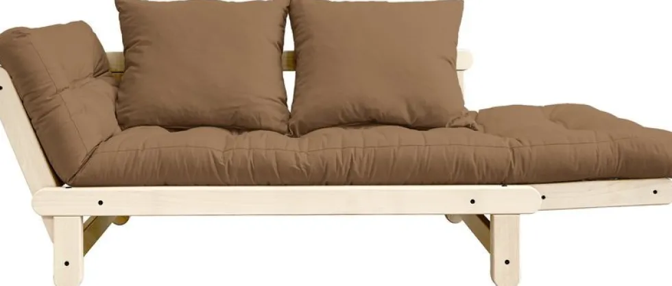 Canapé convertible 2 places mocca Beat - Karup Design