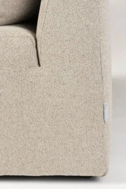 Canapé d'angle en polyester cappuccino 355cm Prosper - Zuiver