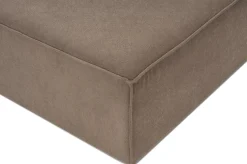 Canapé d'angle en tissu cappuccino 350x190x65cm Sora - home Design