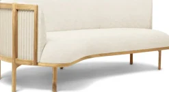 Canapé d'angle gauche en chêne huilé et assise hallingdal 100 197cm RF1903 - Carl Hansen & Søn