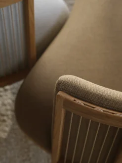 Canapé d'angle gauche en noyer huilé et assise hallingdal 116 197cm RF1903 - Carl Hansen & Søn