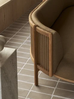 Canapé d'angle gauche en noyer huilé et assise hallingdal 116 197cm RF1903 - Carl Hansen & Søn