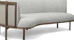 Canapé d'angle gauche en noyer huilé et assise hallingdal 116 197cm RF1903 - Carl Hansen & Søn
