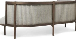 Canapé d'angle gauche en noyer huilé et assise hallingdal 116 197cm RF1903 - Carl Hansen & Søn