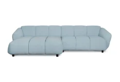 Canapé d'angle gauche en tissu bleu clair Bollo - Fest Amsterdam