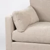 Canapé d'angle 7 places en polyester latte 318cm Summer - Zuiver
