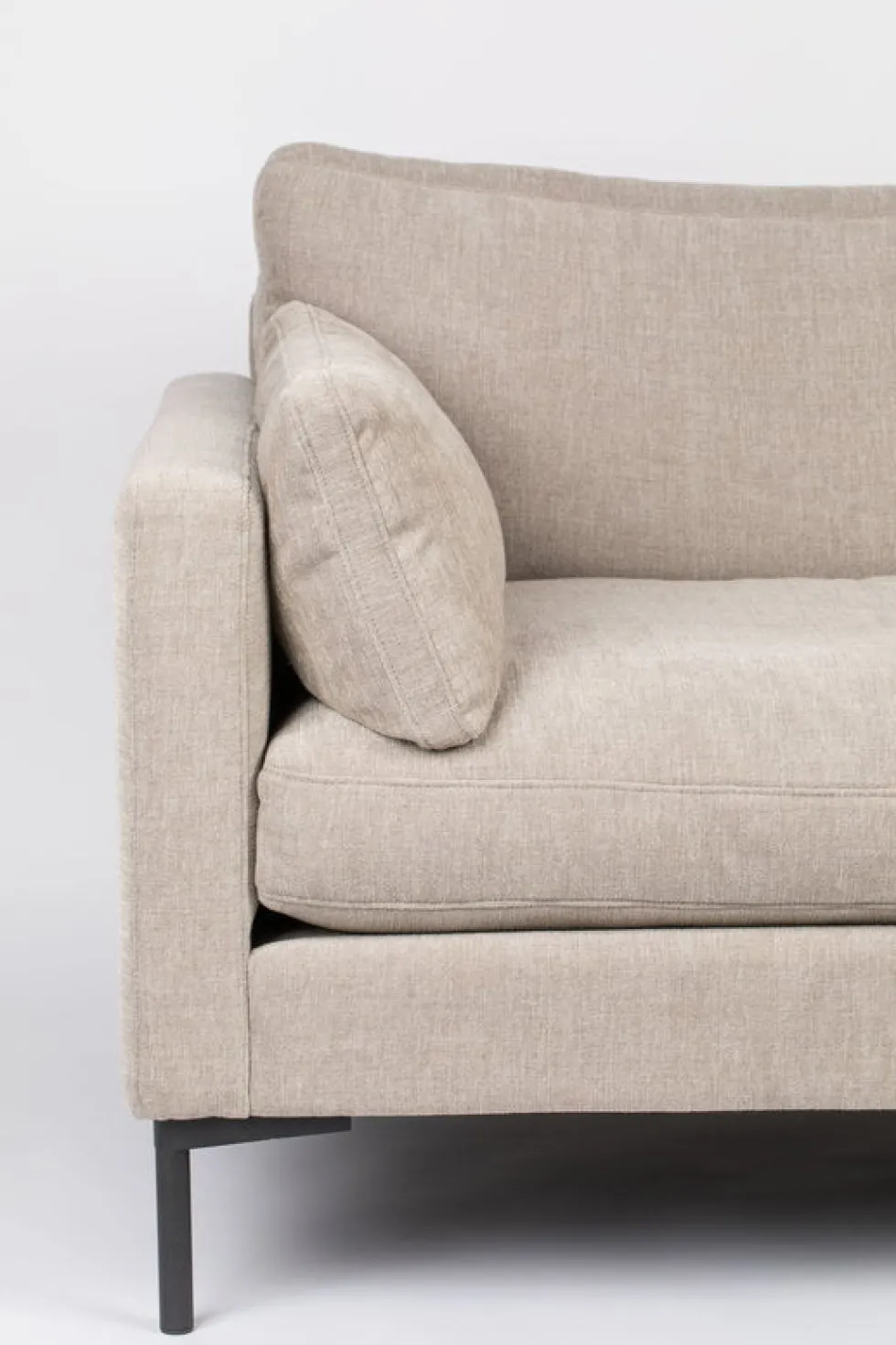 Canapé d'angle 7 places en polyester latte 318cm Summer - Zuiver