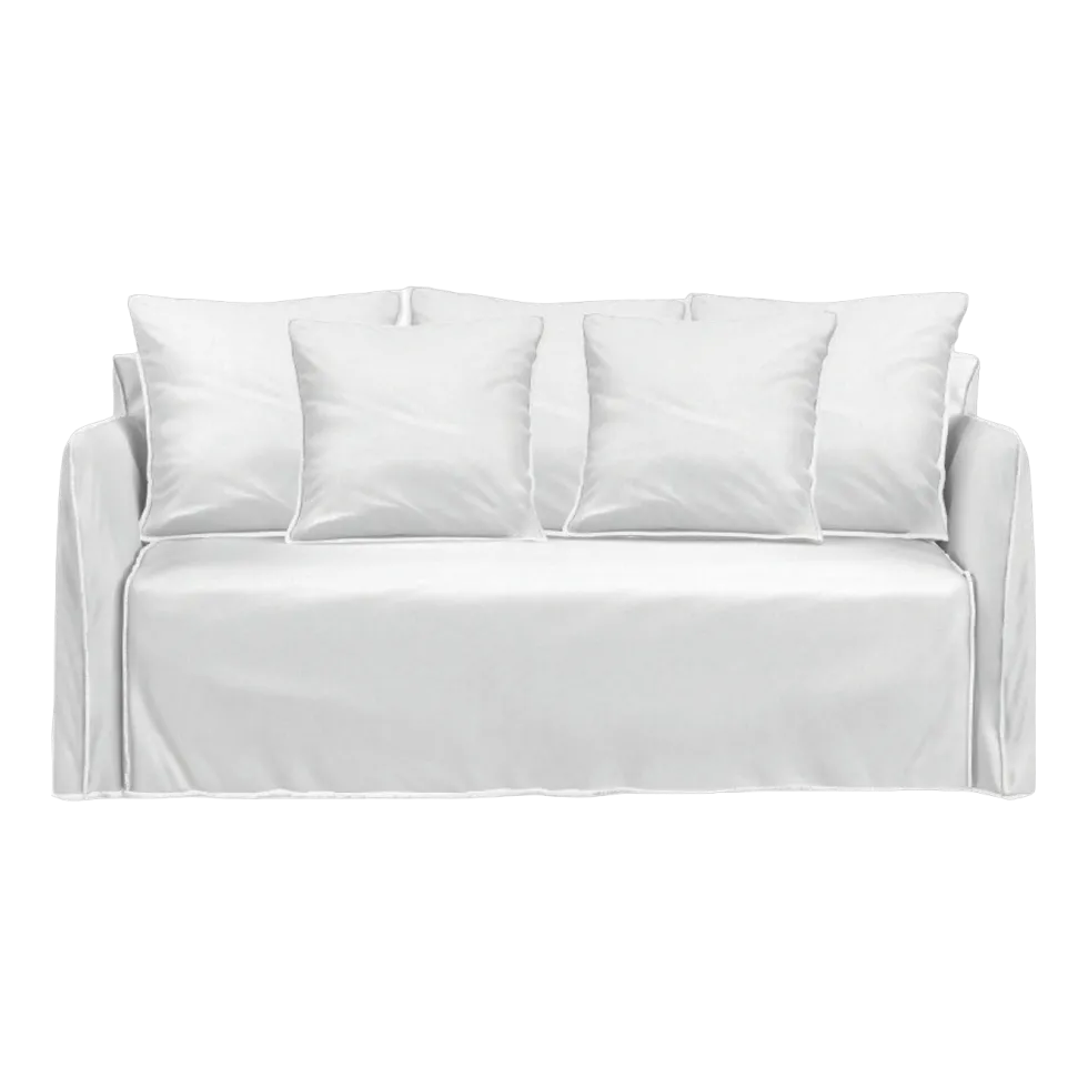 Canapé de jardin en tissu blanc 180 cm Ghost Out 10 - Gervasoni