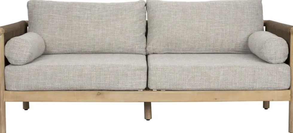 Canapé d'extérieur et table basse en bois d'acacia Oasis - Dutchbone