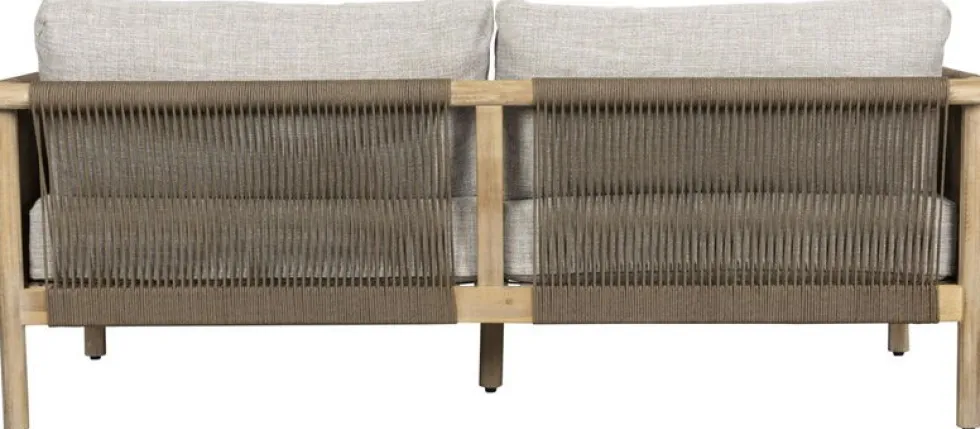 Canapé d'extérieur et table basse en bois d'acacia Oasis - Dutchbone