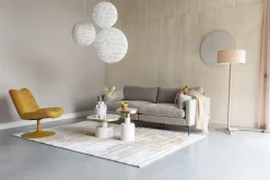 Canapé droit 3 places en polyester latte 230cm Summer - Zuiver